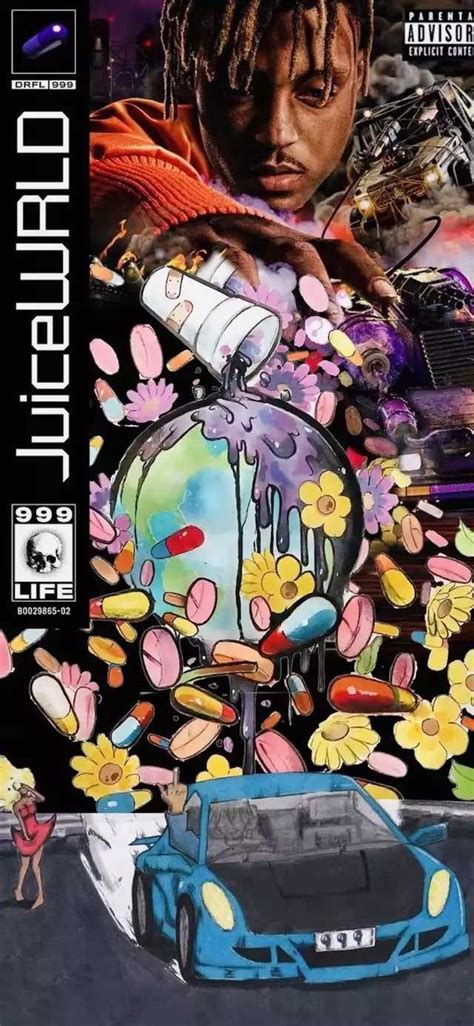 Juice WRLD album cover art | Dope wallpaper iphone, Rapper wallpaper ...