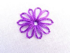 Lazy Daisy Embroidery Stitch Tutorial - Wandering Threads Embroidery