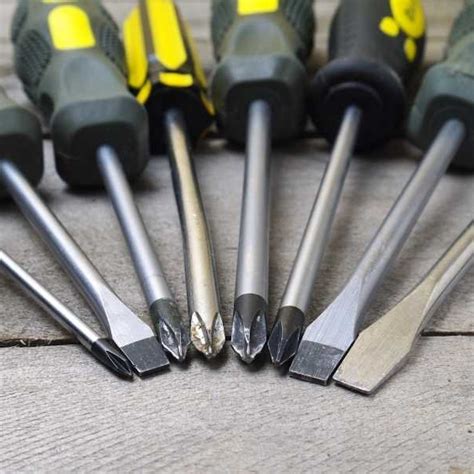 Screwdriver Sizes Chart - Garage Sanctum