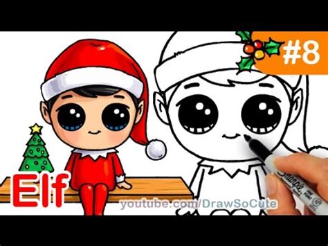 How To Draw An Elf On The Shelf Easy And Cute