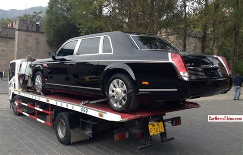 Hongqi L9 on a truck in China - CarNewsChina.com