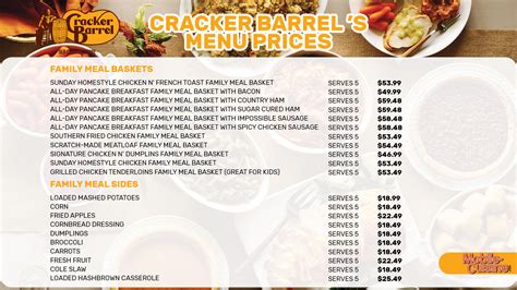 Cracker Barrel Breakfast Menu With Prices 2024 - Maud Steffi