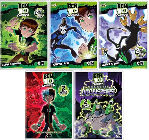 Amazon.com: Ben 10 Omniverse: Cartoon Network TV Series Volumes 1-5 DVD Collection: Movies & TV