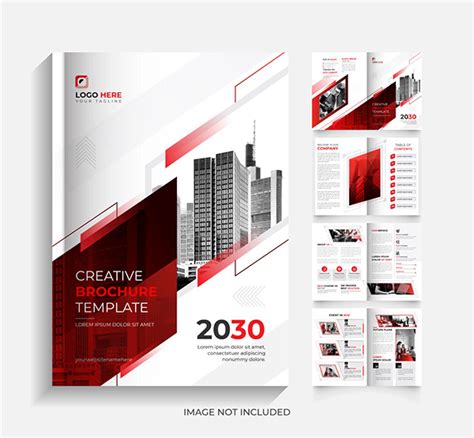 8 page Modern brochure design template :: Behance