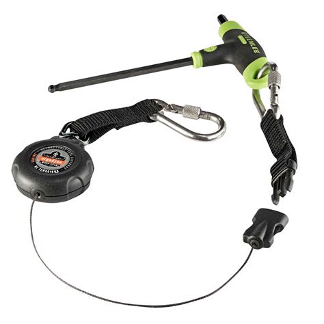 ERGODYNE Retractable Tool Lanyard, Retractable Tether Style, 1 lb ...