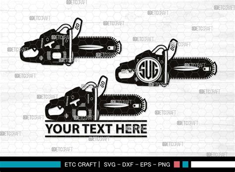 Chainsaw Monogram, Chainsaw Silhouette, Chainsaw SVG, Lumberjack Svg ...