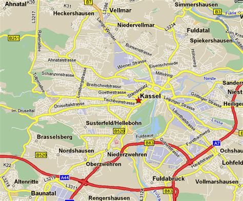 Kassel Map - Germany