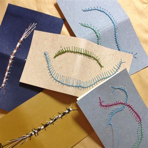 wishi washi studio: Caterpillar Stitch Binding | Book making, Bookbinding, Book art