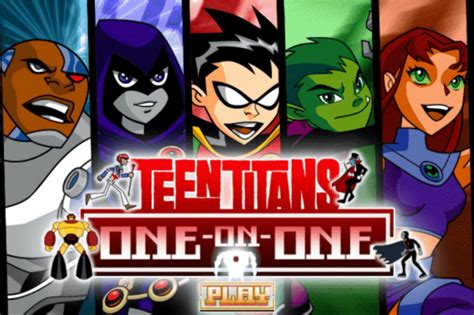 🕹️ Play Teen Titans Go One on One Game: Free Online TTG Robin, Cyborg ...