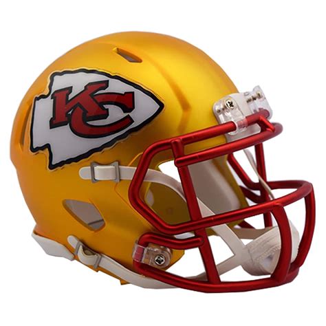 Riddell Kansas City Chiefs Blaze Revolution Speed Mini Football Helmet