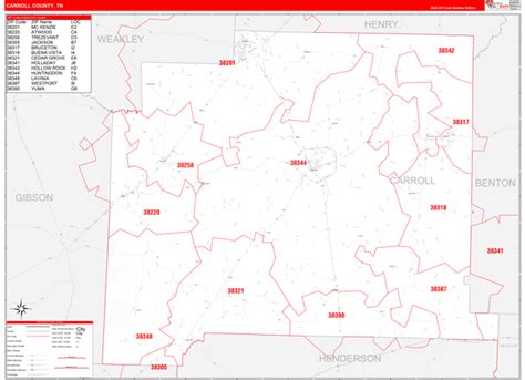 Map Books of Carroll County Tennessee - marketmaps.com