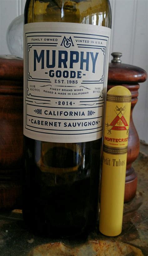 Today Murphy Goode Cabernet Sauvignon California USA and Montecristo ...