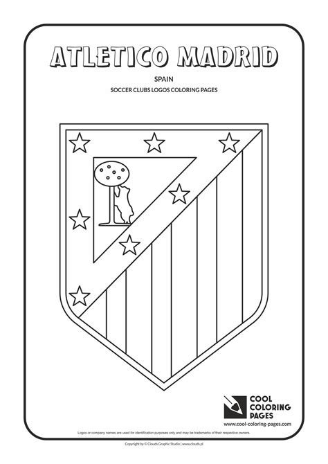 Cool Coloring Pages Atlético Madrid logo coloring page - Cool Coloring Pages | Free educational ...