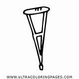 Crutches Coloring Pages sketch template