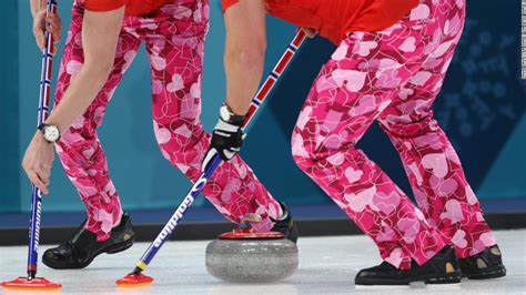 You should really see the Norwegian curling team's Valentine's pants - CNN