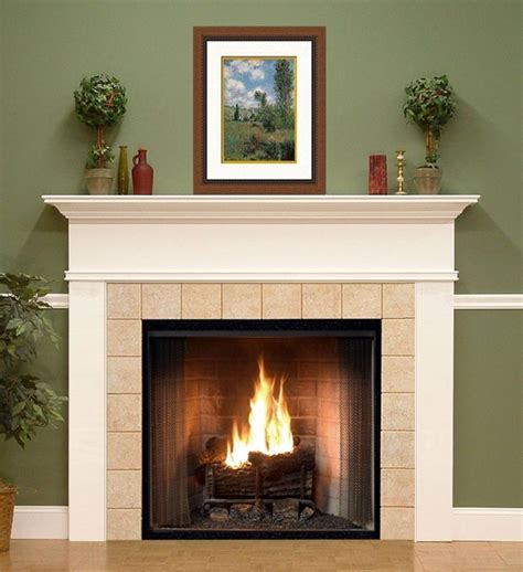 Montpelier Custom Fireplace Mantel - No Flutes | Fireplace mantel ...