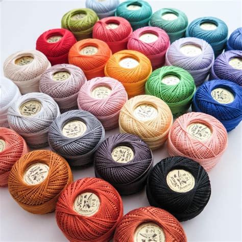 The Ultimate Pearl Cotton Thread Collection | Ribbon embroidery, Silk ribbon embroidery, Perle ...