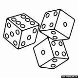 Dice Coloring Pages  Nation sketch template
