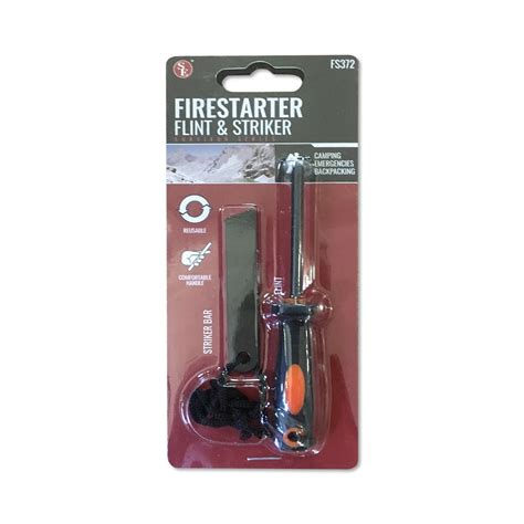 Fire Starter Flint & Striker – 72hours.ca