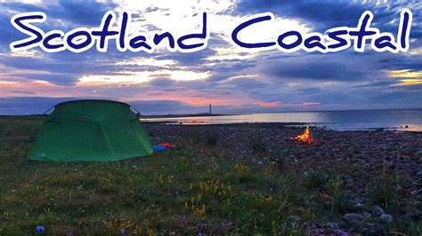 WILD CAMPING SCOTLAND - SOLO CAMPING ON A BEACH UK - YouTube