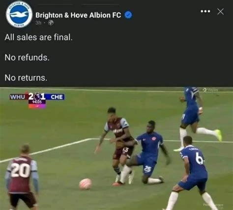 Caicedo here. What did Brighton mean by this? : r/soccercirclejerk