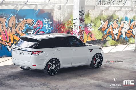 Style is Everything: White Range Rover Sport Customized and Put on ...