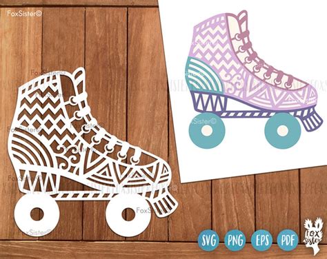 Roller Skates Svg Cut File Roller Skates Vector Clipart 80s - Etsy UK