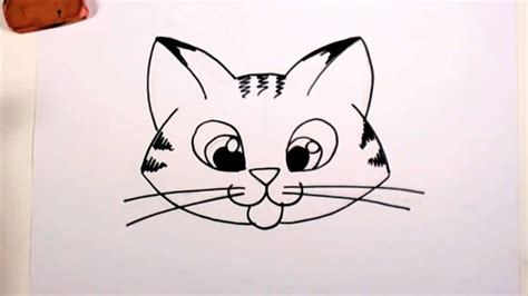 Drawing a Cartoon Tabby Cat Face | Curious.com