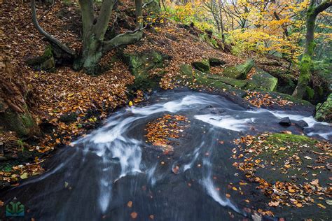 Lumsdale Waterfalls In Autumn – Peak District Landscape Photography – James Grant Photography