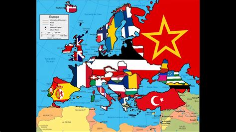 Flag map of Europe 1918 - YouTube