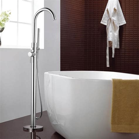 Acquaviva | Free Standing Bathtub Filler with Hand Shower