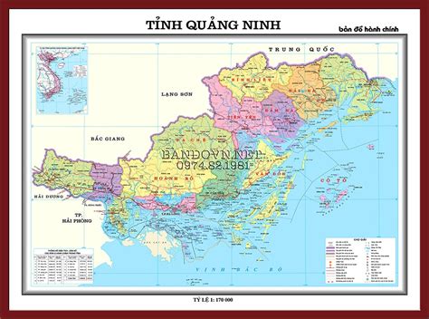 Bản đồ tỉnh Quảng Ninh