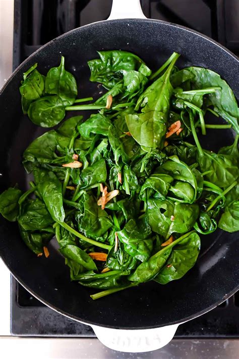 Sauteéd Spinach with Garlic (Healthy Side Dish Recipe!) | foodiecrush.com