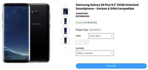 [Deal Alert] Refurbished Samsung Galaxy S8 Plus on sale for $499.99