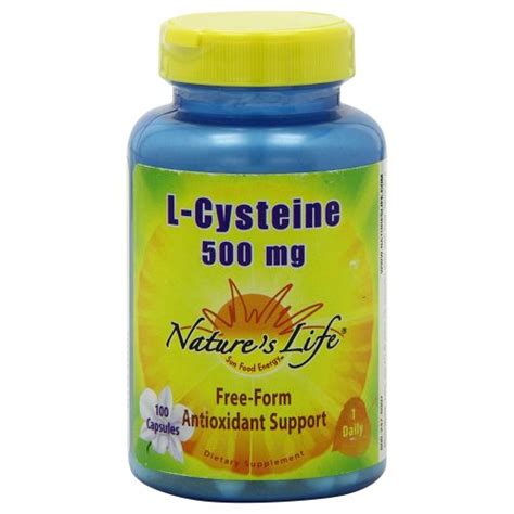 L-Cysteine 100 caps by Nature's Life - BISHOPS MARKET