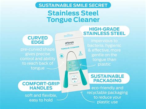 Stainless Steel Tongue Cleaner/Scraper - BEST remedy for bad breath Quantity in each pack 1 piece