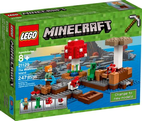 Best Buy: LEGO Minecraft The Mushroom Island 21129 6174350