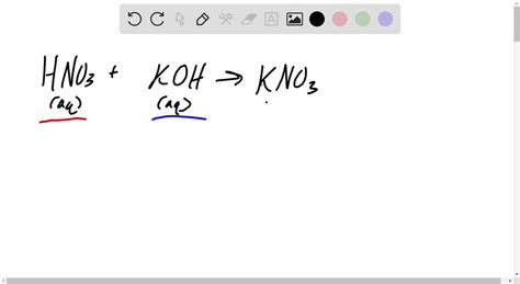 SOLVED: Potassium hydroxide KOH neutralized by a solution of nitric ...