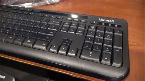 Microsoft Wired Keyboard 600 (Black) unboxing and review - YouTube