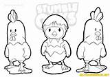 Stumble Guys Chickens coloring Pages  Free Printable sketch template