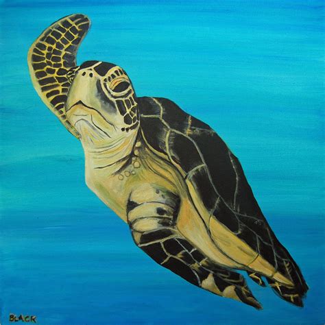 Happy Sea Turtle - Etsy