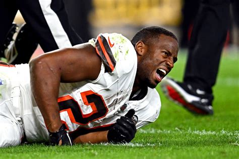 Nick Chubb had a lot of luck with the injury, but the season is over for him