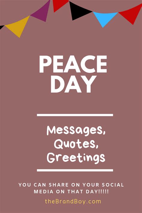 International day of peace messages quotes greetings – Artofit