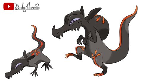 SALANDIT EVOLUTION - pokemon sun and moon by delgalessio on DeviantArt