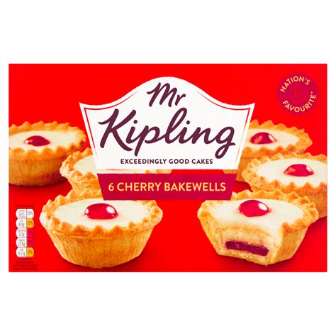 Mr Kipling 6 Cherry Bakewells