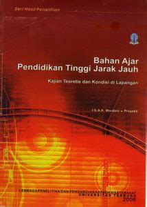 Bahan Ajar Pendidikan Tinggi Jarak Jauh – Perpustakaan UT