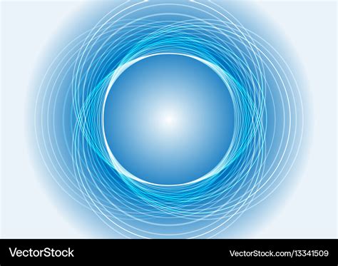 Abstract blue light circle background Royalty Free Vector