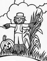 Free Printable Scarecrow Coloring Pages For Kids sketch template