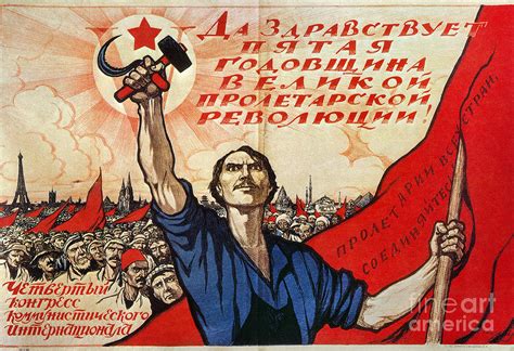 Russian Revolution, 1922 Painting by Granger