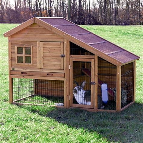 New Large 2 Two Story Rabbit Hutch Small Animal Enclosure Cage Ranch ...